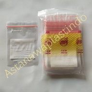 Plastic medicine clips 7x10 100 pcs Clear SMPI 7 x 10 cm ziplock screen printing zipper clip/