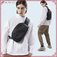 Bange Hertz Men Anti-theft Lock Sling Bag Fashion Chest Pack Waterproof USB Crossbody Bag (9.5" tabl