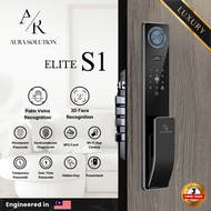 AURA ELITE S1 Smart Lock Malaysia | CNC Premium Material | Palm Veins | 3D Face Unlock | Live CCTV