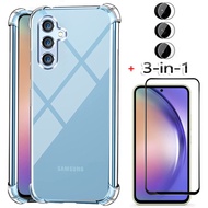 Samsung A54 5G PAKET 3IN1 Case Softcase BENING TEMPERED GLASS CAMERA LENS Casing Hp Samsung A54 5G