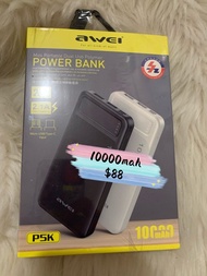 AWEI 充電寶10000mah Power Banks