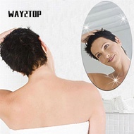 WAY2TOP Mirror Wall Stickers Acrylic LIvingroom Self-adhesive Bathroom Dedroom