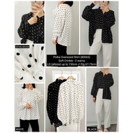 Imported polka cringkle Shirt 80065