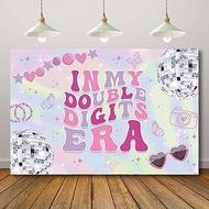 Rcoaror Iridescent 10th Birthday Decorations for Girls Double Digits Birthday Girl Music Superstar B