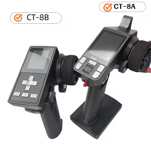 HOTRC CT-8A/CT-8Bplastic wheel 8-Channel 2.4G Remote Control Receiver for Car Ship Model Gun Control
