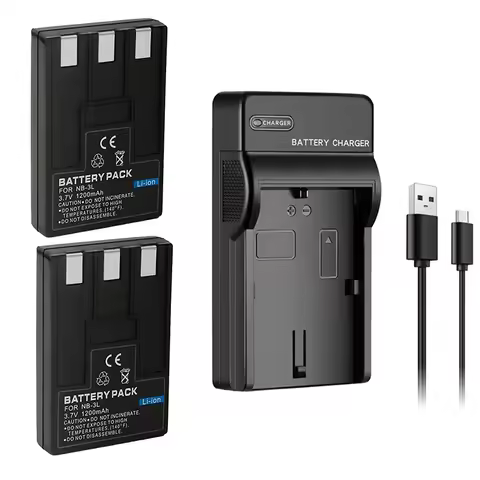 1200mAh NB-3L Battery + USB Charger for Canon Digital IXUS 700 750 I i5 IXY Digital 30 600 D30 Power