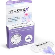 WeatherX Headache Prevention– Pressure Filtering Earplug for Shifts in Barometric Weather Pressure,