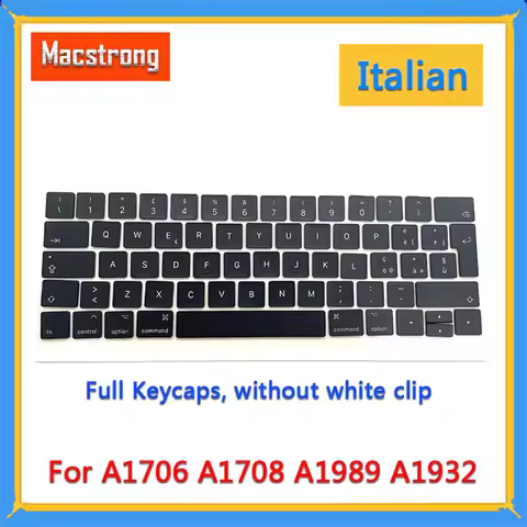 Original NEW A1706/A1707/A1708 Keycaps Italian for Macbook Pro/Air 13" A1989/A1990/A1932 A2141 Key I
