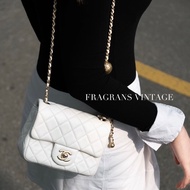 CHANEL 白金金球方胖子肩背斜背包17*13*7.5 98新配件塵袋保卡