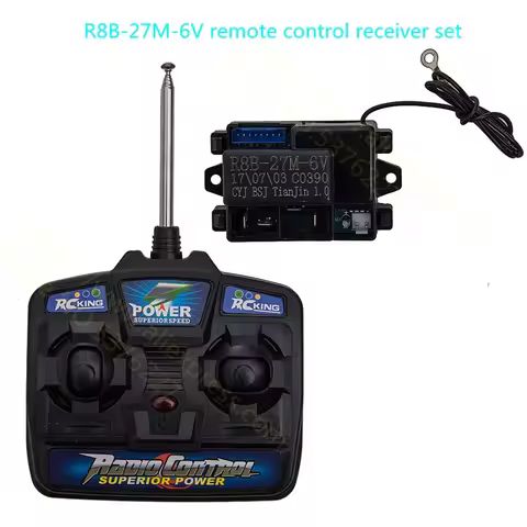 R8B-27M-6V Remote Controller, Receiver, Children Electric Car 27Mhz Transmitter,kid's car replacemen