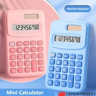 LEMONTRE8EDY Mini Pocket Calculator, 8-Digit Large LCD Display Scientific Calculator, Portable Silen