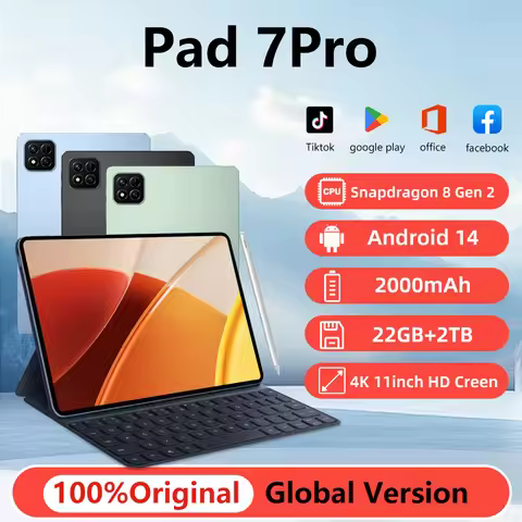 2025NEW Mi Pad 7 Pro Tablet Android 14 11"Inch Global Version 16GB+1TB 5G Dual SIM Smart Tablets pc 