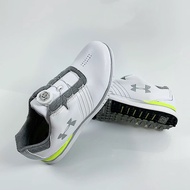 [U] Golf Men's Sneakers Fixed Nails Rotating Buttons Nailless Anti-slip Waterproof (XZ2401) Breathab