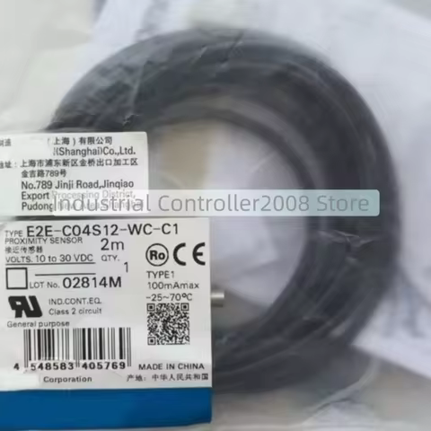 New E2E-C04S12-WC-C1 2M E2E-C04S12-XC-C1 2M E2E-X15C130-M1 E2E-X1R5C18 2M cable In Box Expedited Shi
