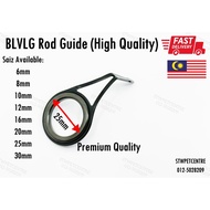 BLVLG Guide High Quality (Black) Stainless Steel Rod Guide Cincin Rod Guide