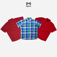 KEMEJA KATUN SHORT SHIRT FLANNEL WORK SHIRT HIGHEST BIGSIZE JUMBO COTTON 2XL 3XL 4XL 5XL 6XL 7XL 8XL
