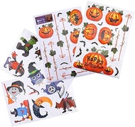 ORFOFE 2pcs Halloween Window Stickers Mirror Decor Mirror Stickers Kids Room Wall Decals Kids Room Decor Halloween Decor Shop Window Sticker Glass Stickers Decorations Paper