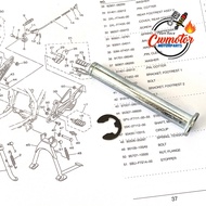 RXZ BATANG SHAFT TONGKAT TENGGAH  MAIN STAND SHAFT DOUBLE STAND SHAFT SAP DOUBLE STAND 1 PC (4D-C9-0