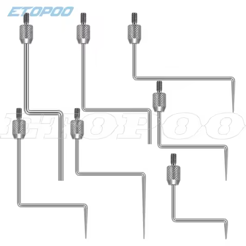 M2.5 Irregular Dial Gauge Probe, Tip Probe Dial Indicator, Height Measuring Needle Height Gauge