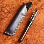 Premium Genuine Cow Leather Fountain Pen Case - Convenient Minimalist Pencase Leap - Commitment to r