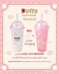 9號入園 Hong Kong Disneyland 香港迪士尼樂園 Starbucks 星巴克 限定 Linabell 主題 24安士 循環 變色 再用杯 重用杯
