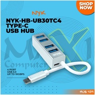 NYK-HB-UB30TC4 4 Port USB 3.0 HUB Type-C 5Gbps High Speed 2TB Support USB HUB