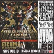 SH STUDIO MGEX 1/100 STRIKE FREEDOM STRIKE FREEDOM Gundam Etching Sheet