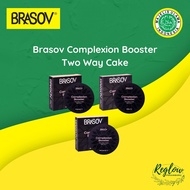 BRASOV Complexion Booster Two Way Cake SPF 21++ BPOM Compact Powder 8.5gr Pressed Powder Makeup XX-C