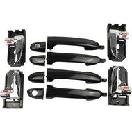 8PCs Interior & Exterior Door Handles Set, Compatible with 2004-2009 Kia Spectra & 2005-2009 Kia Spe