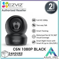 EZVIZ C6N Black 2MP Full HD 1080P Two Way Talk Night Vision Motion Detection Pan/Tilt Indoor Securit