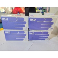 HCD Disposable Nitrile Gloves Blue/Violet 100pcs