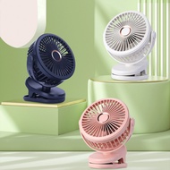 15000mAh Portable USB Rechargeable Clip Fan Strong Wind Mini Cooling Fan For Baby Stroller Table Fan