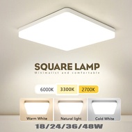 18/24/36/48W Nordic Style Square LED Ceiling Lights Modern Ceiling Lamp Decorate Ceiling Lights for