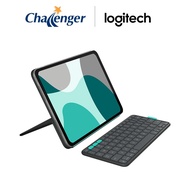 Logitech Flip Folio for iPad Pro 11" (M4), iPad Air 11" (M2, M3), iPad Air 5th Gen - Graphite