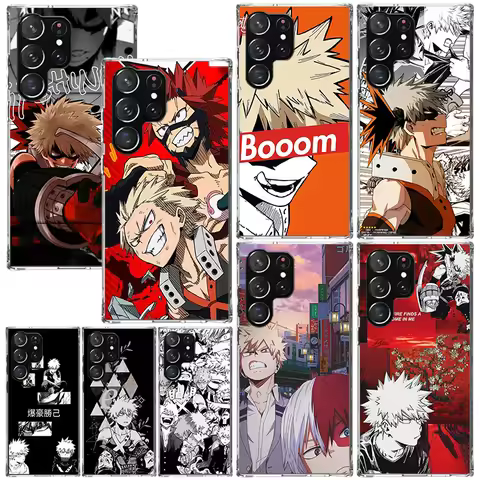 My Hero Bakugou Katsuki Phone Case For Samsung Galaxy Note 20 Ultra 10 Plus 9 8 M11 M12 M21 M30S M32