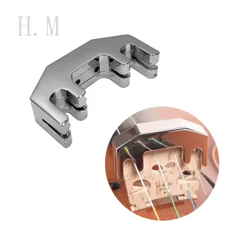 Violin Mute Metal Practice Fiddle Silent Professional 4/4-1/2 Quiet Practice Mute Violin Accessories
