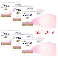 (6 IN 1) DOVE PINK/ PINK ROSA BEAUTY BAR SOAP 135G