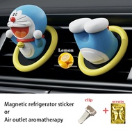 Doraemon Car Air Freshener Fridge Magnet Cartoon Cute Passage Circle Doraemon Magnet 3D Creative Hom