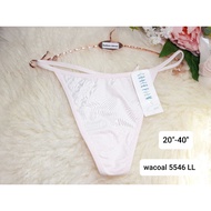 Wacoal (วาโก้)สินค้าปกติ Size M-LL ชุดชั้นใน/กางเกงชั้นในทรงจีสตริง(G-string) 5546