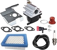 DEMULAX Carburetor Air Filter Tune Up Kit, for Tecumseh, 640020 640020A 640020B VLV126 VLV60 6.75HP 