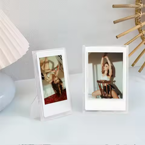 3 Inch Mini Photo Frame for Polaroid Picture Frame Tabletop Photocard Display Classic Vertical Photo