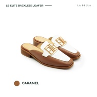 LA BELLA รุ่น LB ELITE BACKLESS LOAFER - CARAMEL