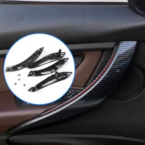 Replacement Interior Door Pull Handle 4PCS for BMW Models 2012-2018 F30 Sedan F31 Touring F80 316i t