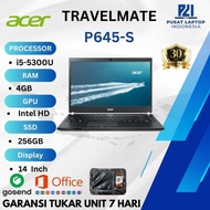 Acer Travelmate P645-S 4/256GB Intel Core I5 Gen 5 Bekas Ori Laptop