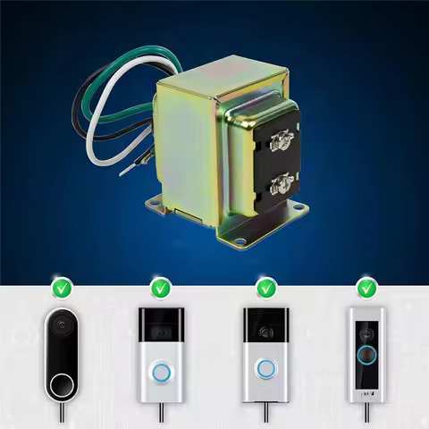 MCGS-16V 30Va Hardware 30TR Door Bell Transformer, Compatible With Ring Video Doorbell Pro