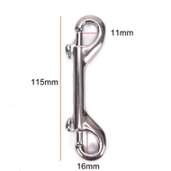 316 stainless steel scuba diving double ended hook snap bolt kit quick draw