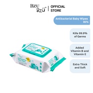 BZU BZU NEW Anti Bacterial Baby Wipes (80 pcs) [Exp: Year 2027]