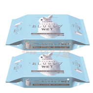 妮飄 - NEPIA 抽取式超柔軟如廁用濕紙巾 替換裝 60枚入 可沖廁 x 2