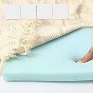 Non Slip Rug Pad 3 x 5 ft 1/4'' Thick Rug Pad Under Rug for Area Rugs Protective Cushioning with 4 R