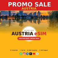 [PROMO] Austria Travel eSIM 50GB-100GB Data | Big Sale | Instant QR | 4G/5G